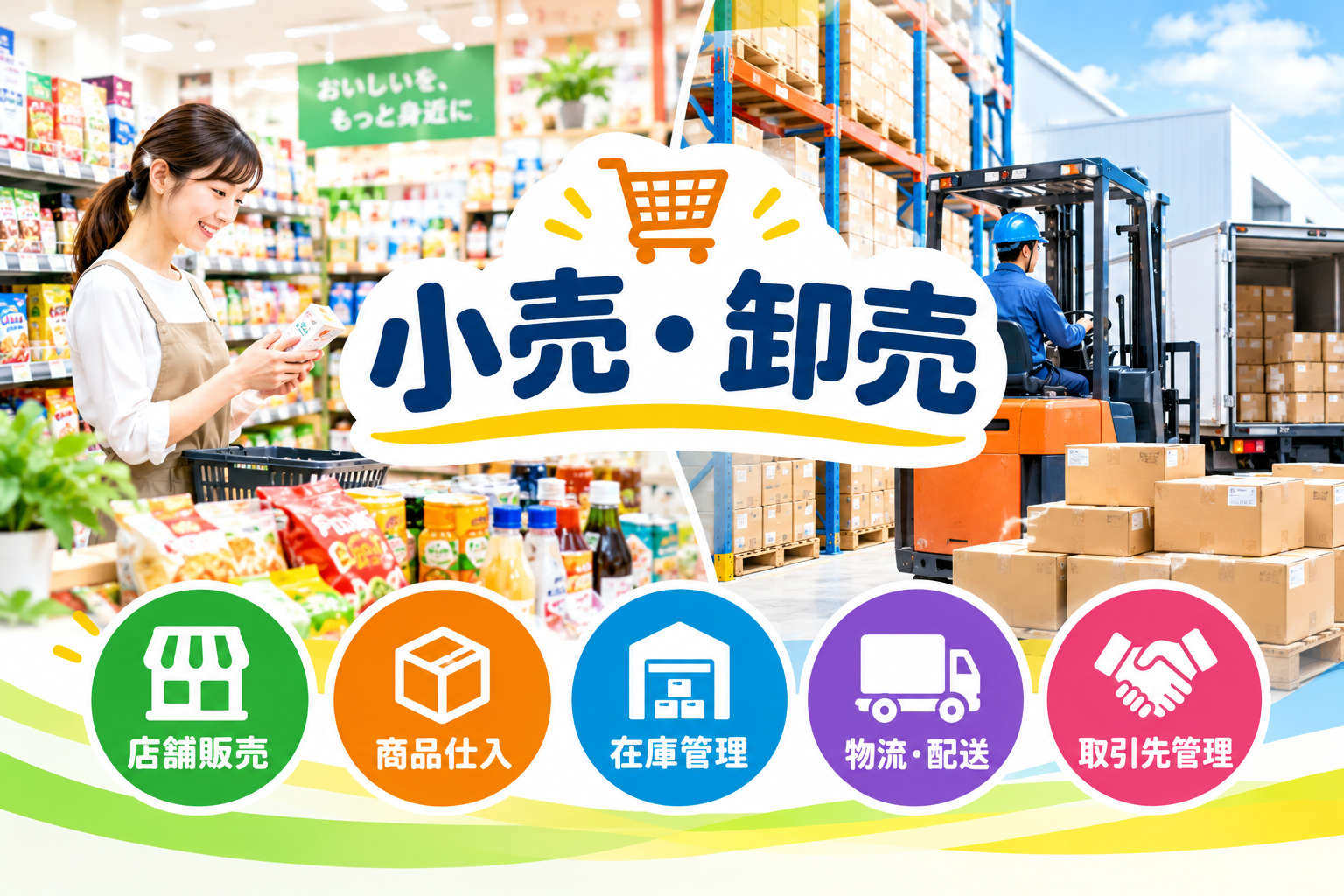 小売・卸売業向け日報管理・出退勤管理システムの開発事例