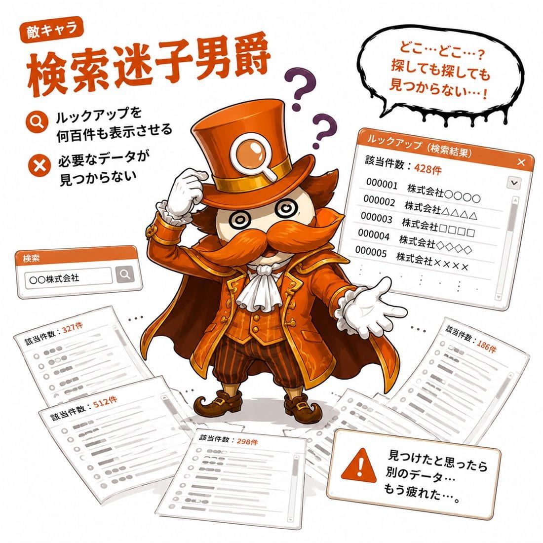 敵キャラ：検索迷子男爵